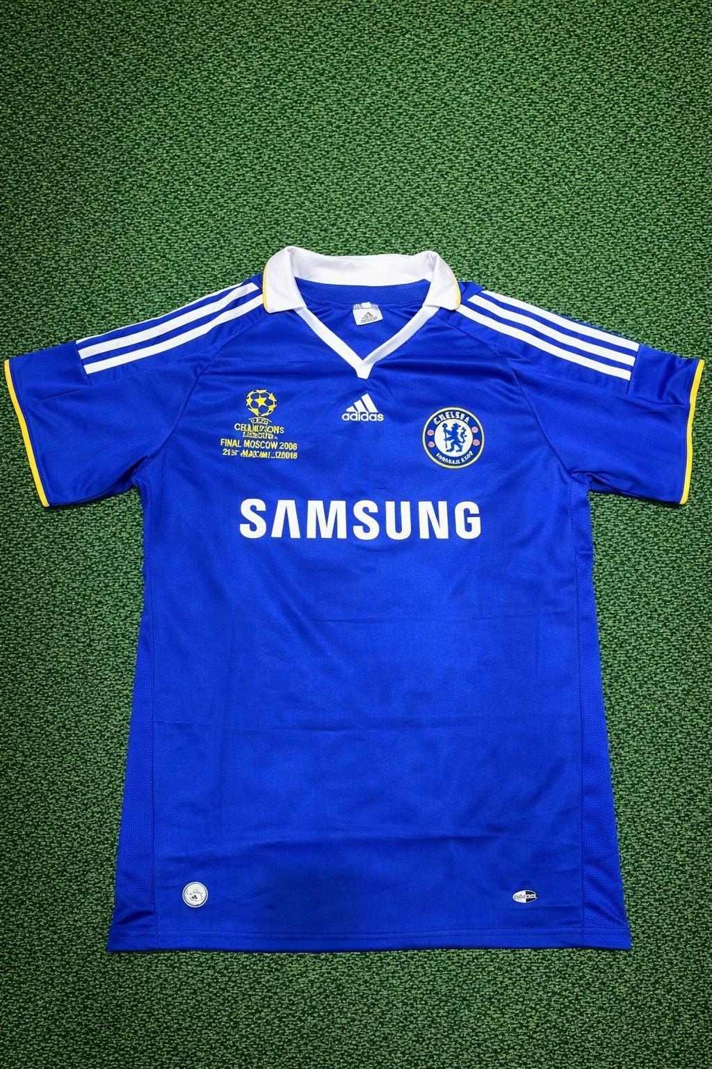 Camisa Retrô Chelsea 07/08 Final Champions League Lampard 