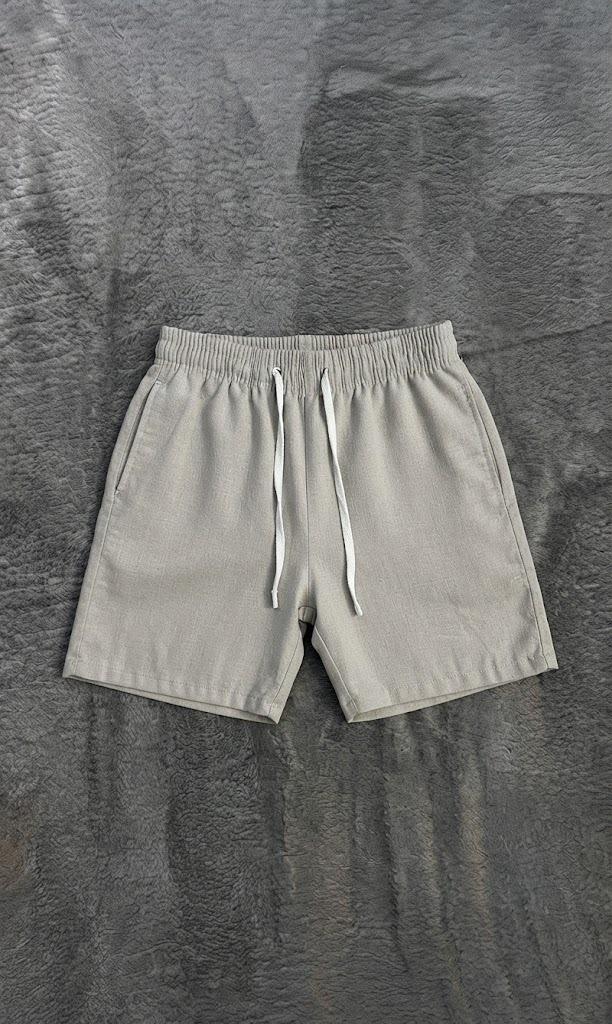 Short Linho Cinza 