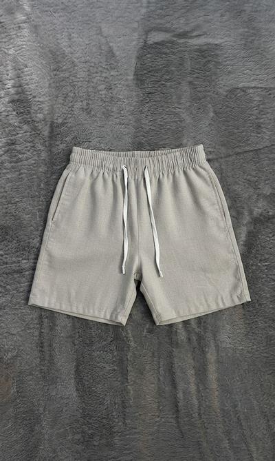 Short Linho Cinza 